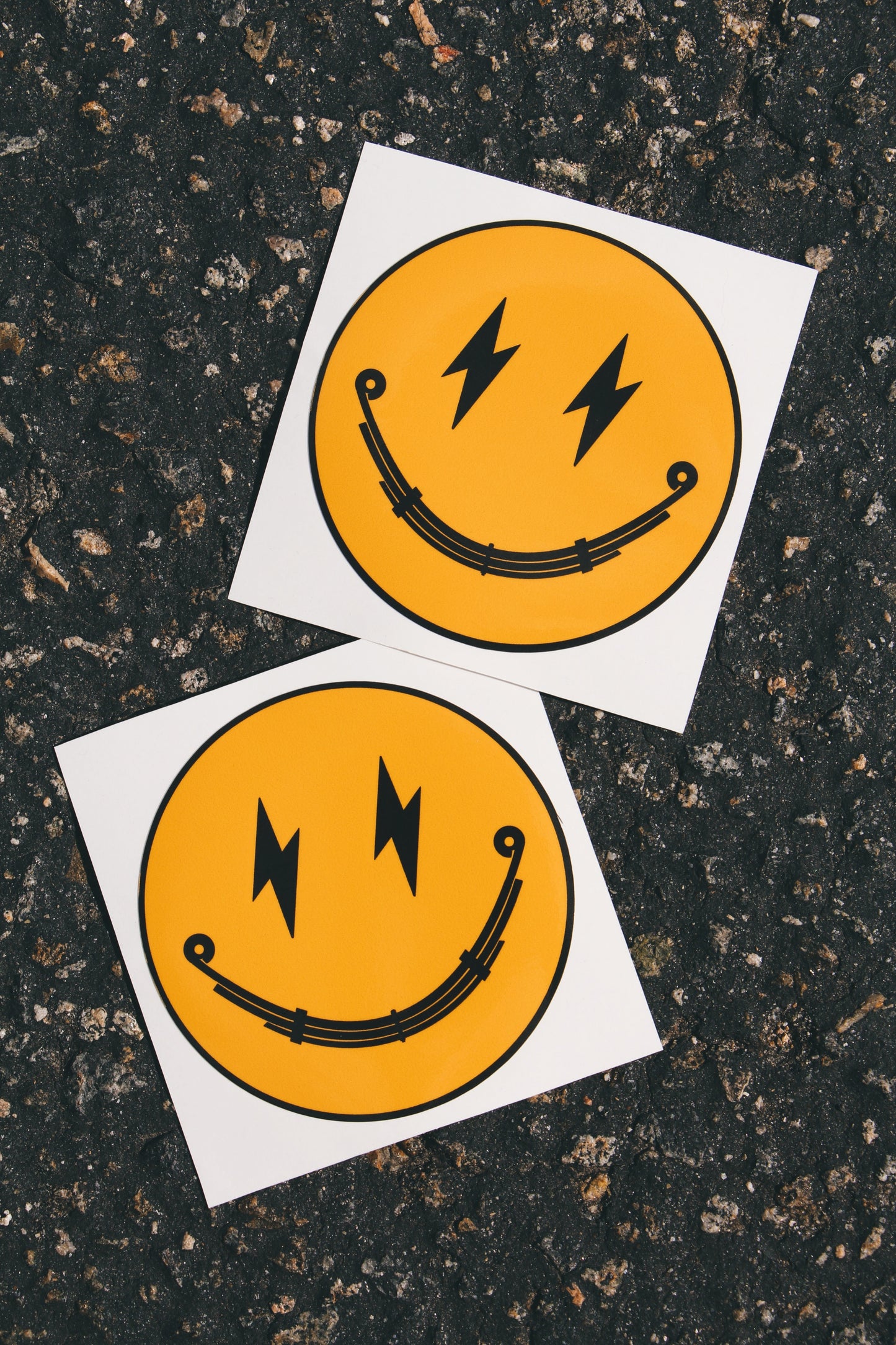 Leaf Spring Smiley - Sticker