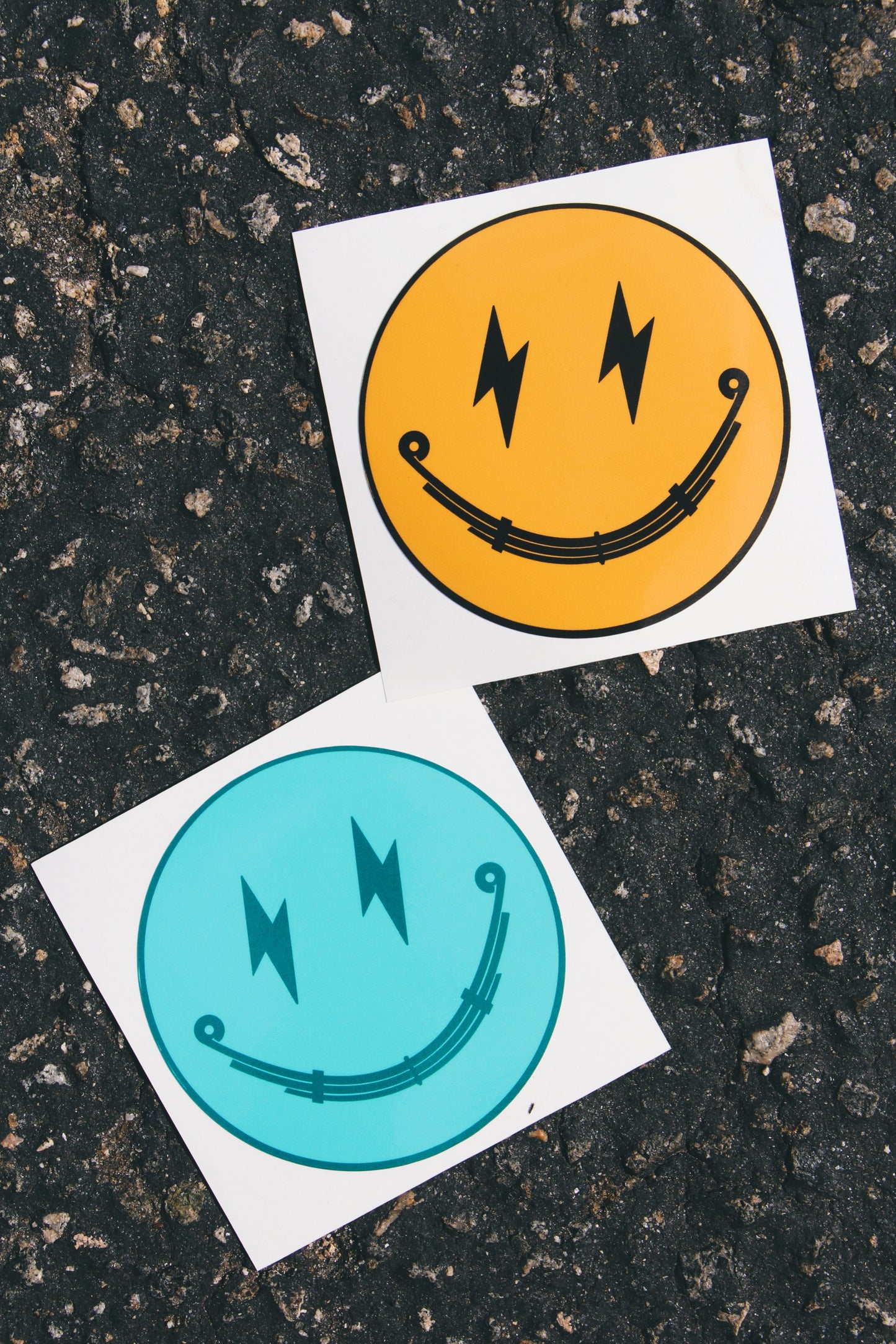 Leaf Spring Smiley - Sticker