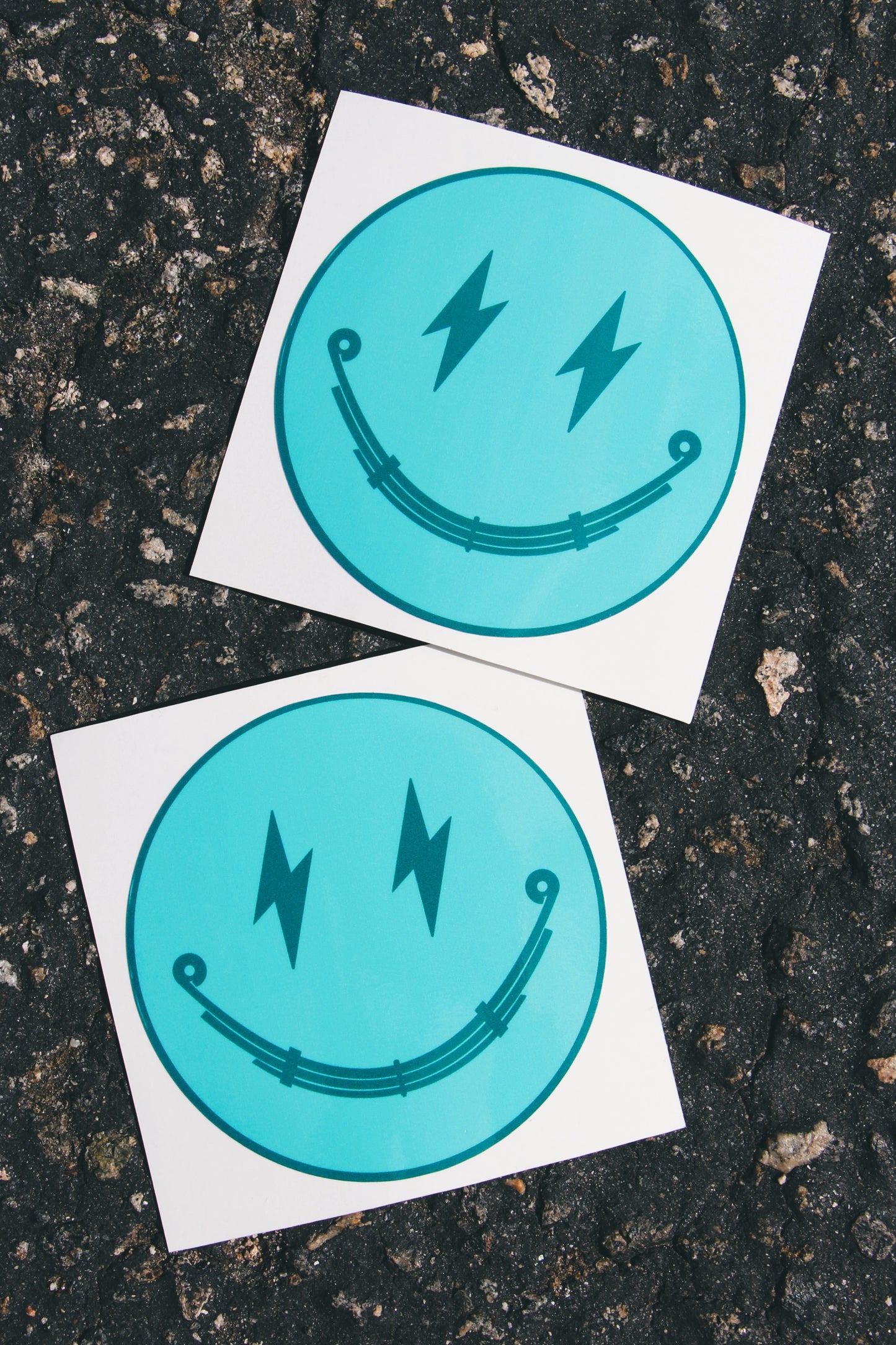 Leaf Spring Smiley - Sticker